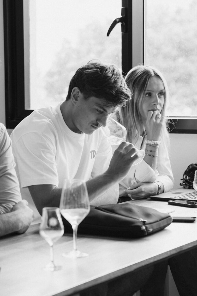 Masterclass Maison Tanase devant les étudiants de l'INSEEC Bordeaux.
